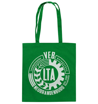 DDR Ostalgie Baumwolltasche • VEB LANDTECHNISCHER ANLAGENBAU NEUBRANDENBURG