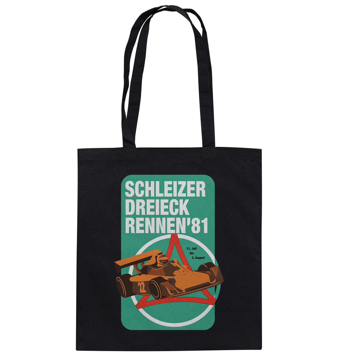 DDR Ostalgie Baumwolltasche • SCHLEIZER DREIECK-RENNEN 1981