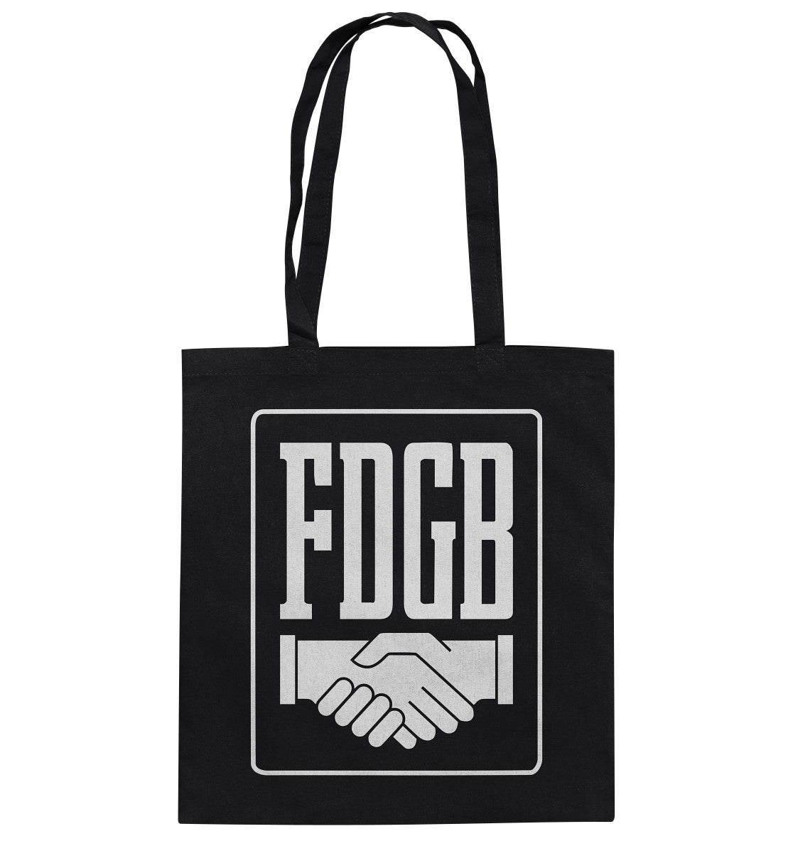 DDR Ostalgie Baumwolltasche • FDGB - WEISS