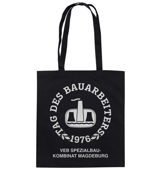 DDR Ostalgie Baumwolltasche • VEB SPEZIALBAUKOMBINAT MAGDEBURG