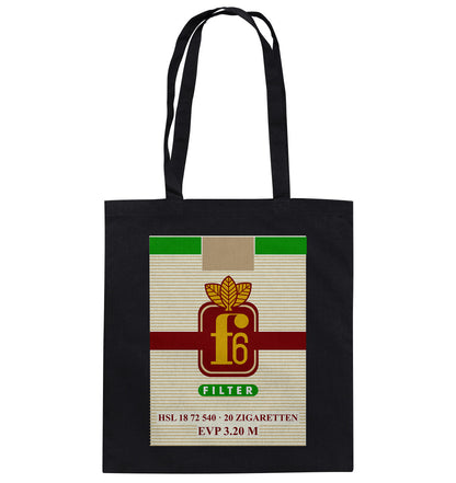 DDR Ostalgie Baumwolltasche • F6 FILTER ZIGARETTEN