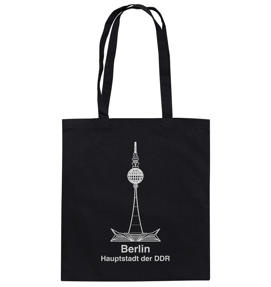 DDR Ostalgie Baumwolltasche • BERLIN - FERNSEHTURM - ORIGINAL WIMPEL