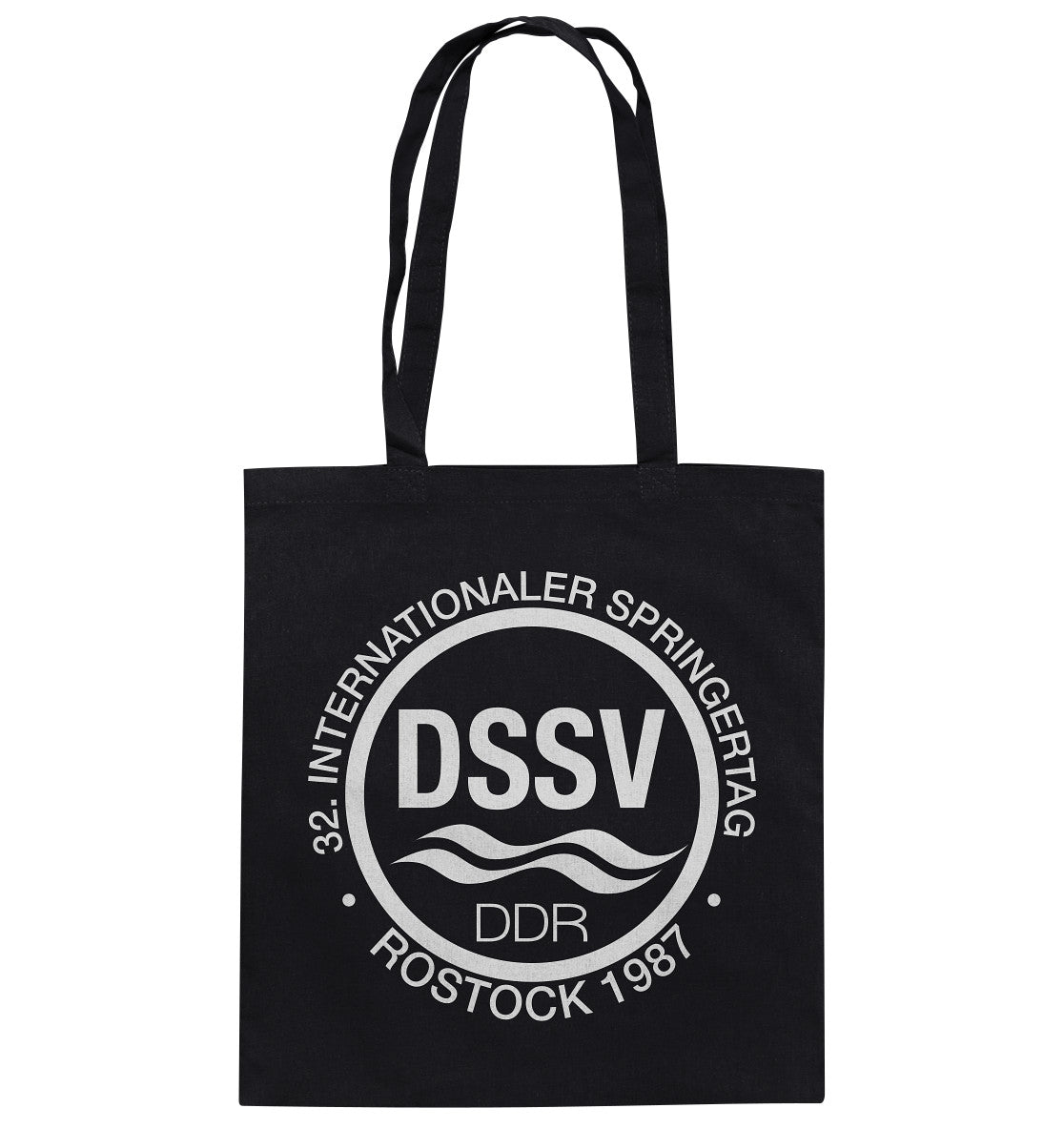 DDR Ostalgie Baumwolltasche • INTERNATIONALER SPRINGERTAG - ROSTOCK 1987