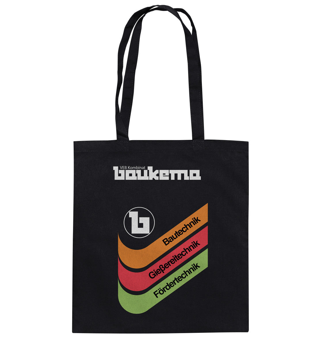 DDR Ostalgie Baumwolltasche • VEB KOMBINAT BAUKEMA