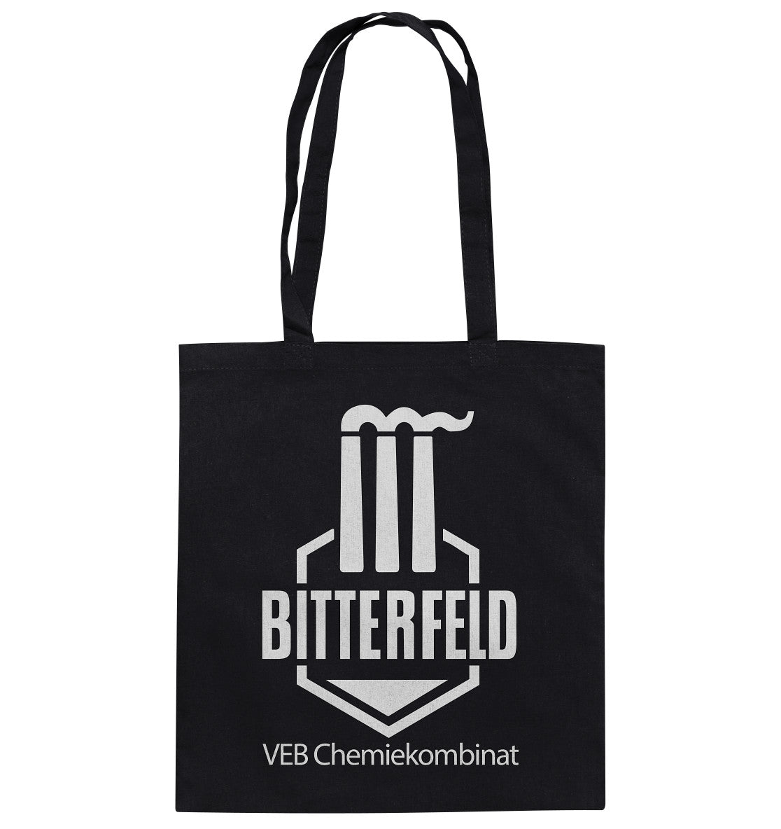 DDR Ostalgie Baumwolltasche • VEB CHEMIEKOMBINAT BITTERFELD
