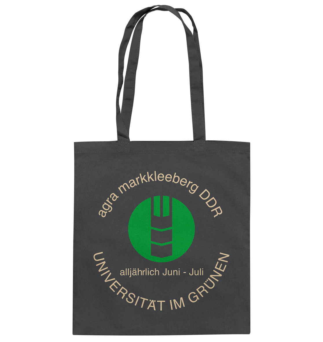 DDR Ostalgie Baumwolltasche • AGRA MARKKLEEBERG DDR