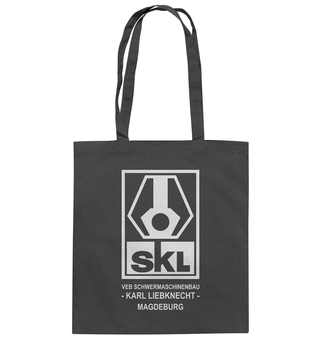 DDR Ostalgie Baumwolltasche • SKL KARL LIEBKNECHT MAGDEBURG
