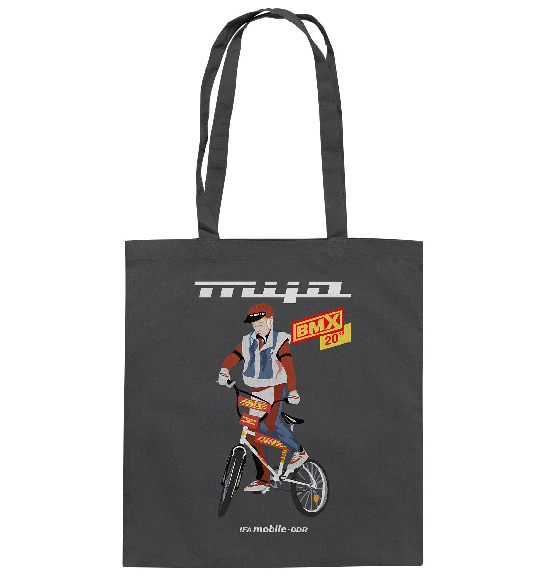 DDR Ostalgie Baumwolltasche • MIFA BMX - ORIGINAL WERBUNG