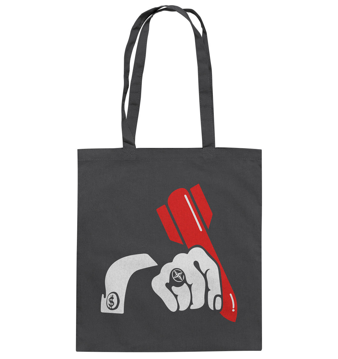 DDR Ostalgie Baumwolltasche • ANTI-NATO, ANTI-PERSHING FRIEDENSPLAKAT