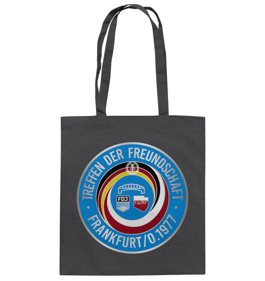 DDR Ostalgie Baumwolltasche • TREFFEN DER FREUNDSCHAFT -  JUGEND DER DDR & VR POLEN 1977