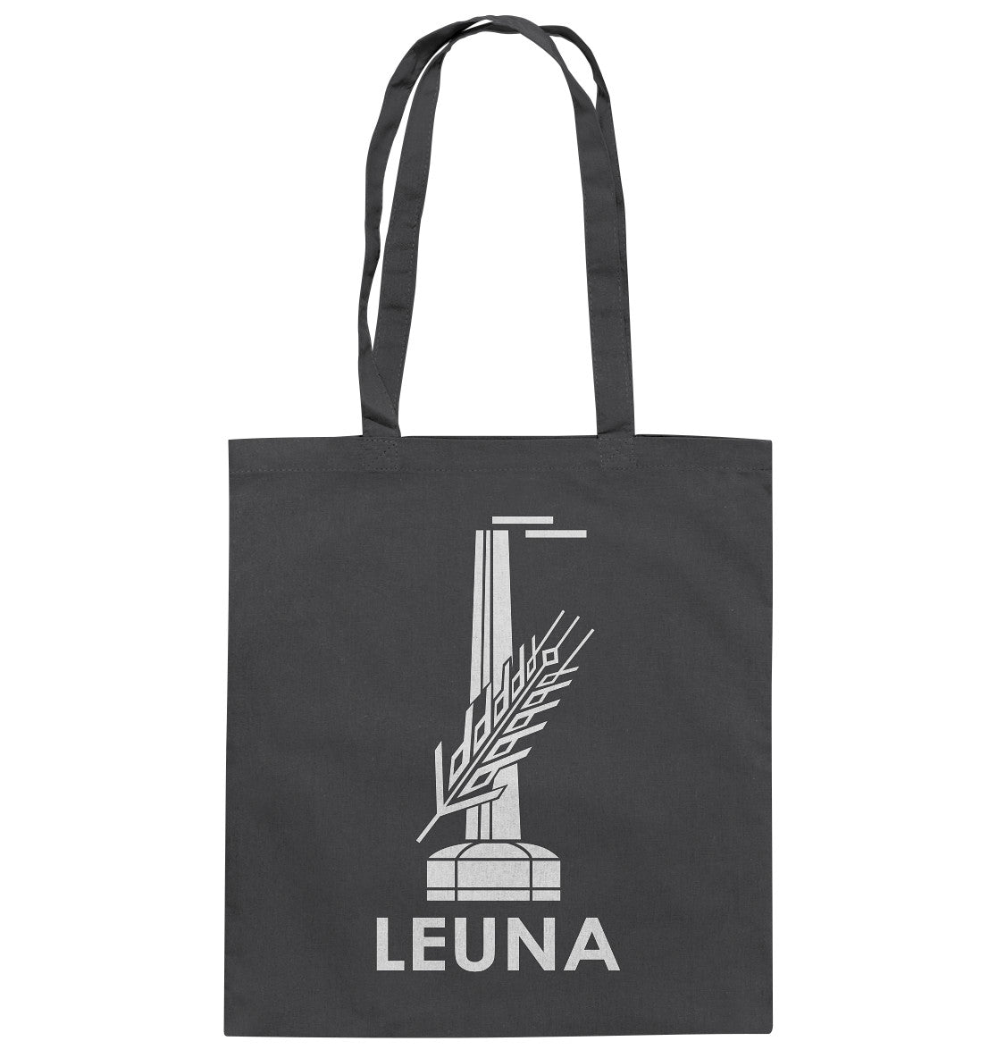 DDR Ostalgie Baumwolltasche • LEUNA WERKE HALLE