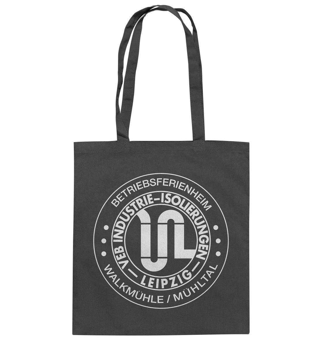 DDR Ostalgie Baumwolltasche • BETRIEBSFERIENHEIM WALKMÜHLE LEIPZIG