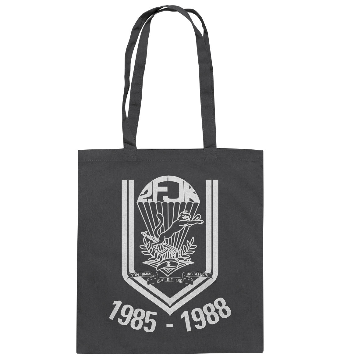 DDR Ostalgie Baumwolltasche • 2. FJK DDR NVA FALLSCHIRMJÄGER