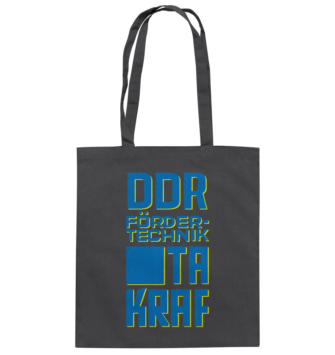 DDR Ostalgie Baumwolltasche • DDR FÖRDERTECHNIK TAKRAF