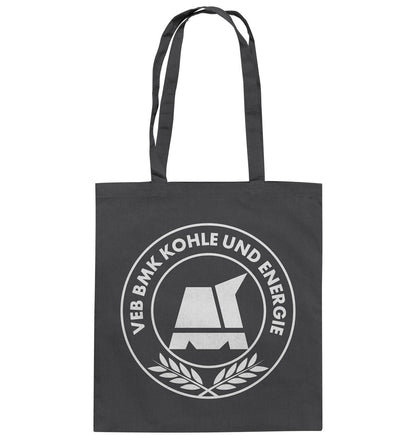 DDR Ostalgie Baumwolltasche • BMK BAU- UND MONTAGEKOMBINAT KOHLE UND ENERGIE