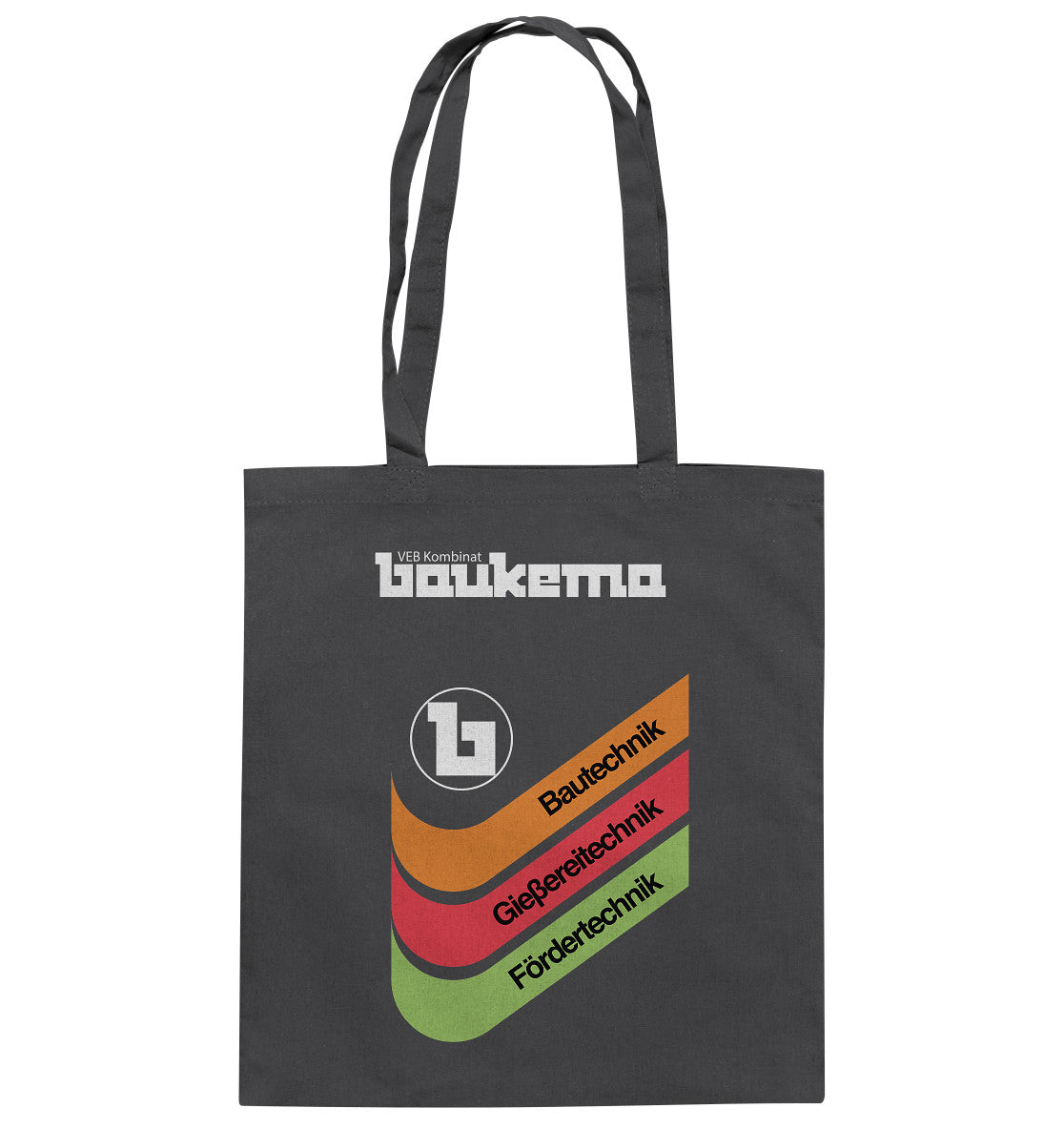 DDR Ostalgie Baumwolltasche • VEB KOMBINAT BAUKEMA