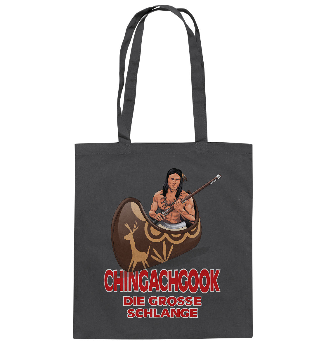 DDR Ostalgie Baumwolltasche • CHINGACHGOOK, DIE GROSSE SCHLANGE