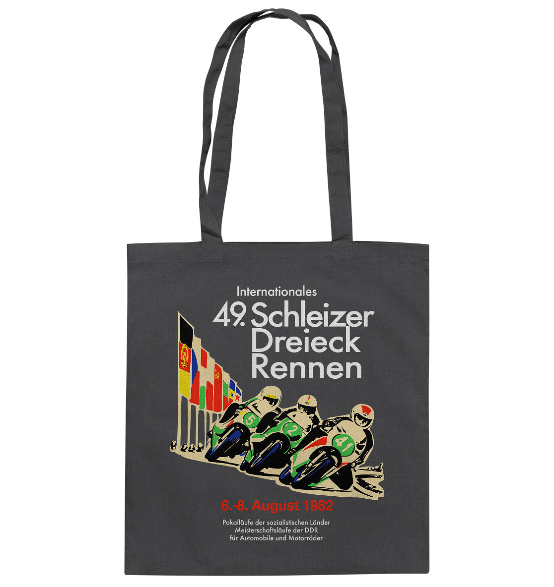 DDR Ostalgie Baumwolltasche • SCHLEIZER DREIECK-RENNEN DDR 1982
