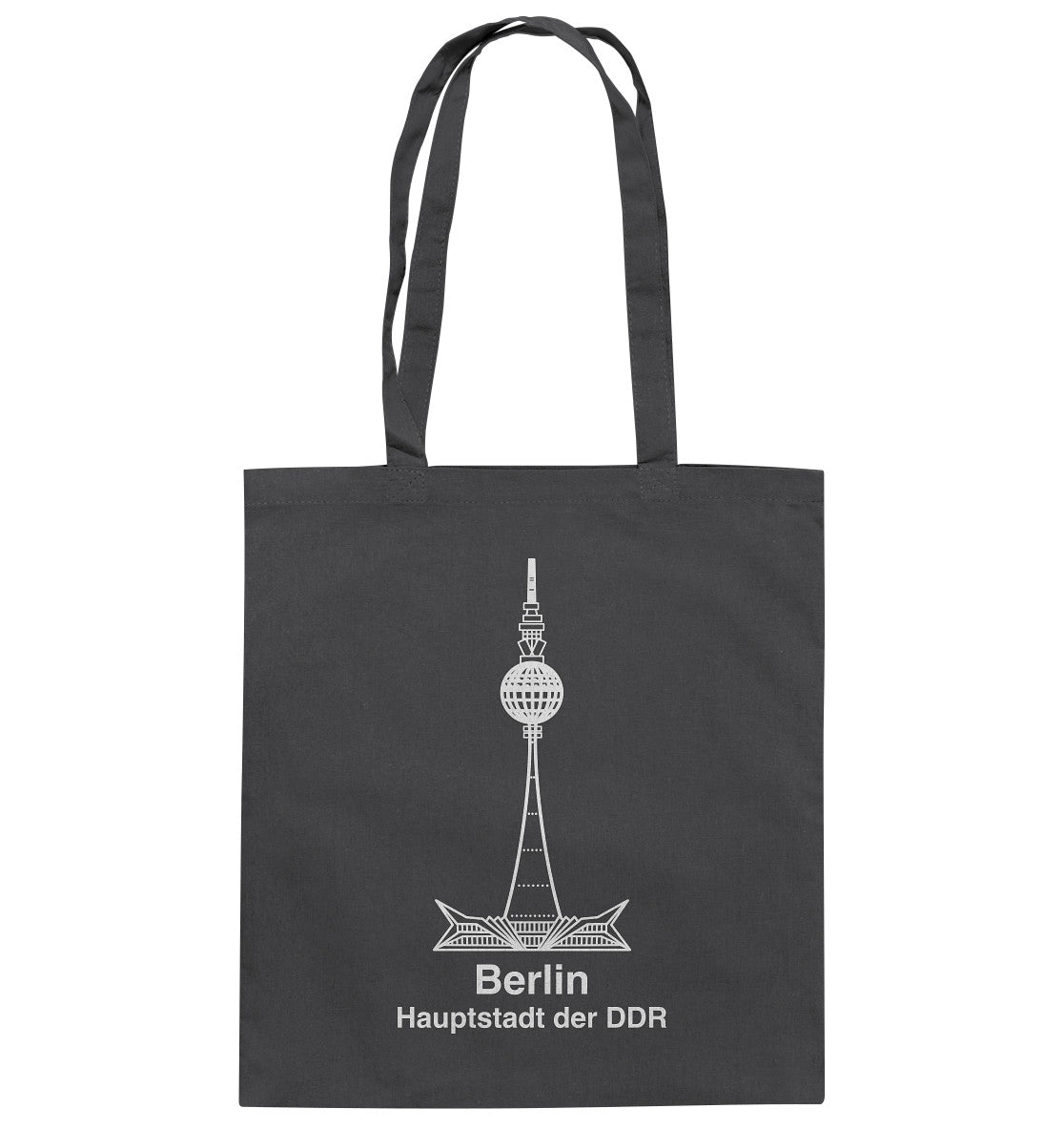 DDR Ostalgie Baumwolltasche • BERLIN - FERNSEHTURM - ORIGINAL WIMPEL