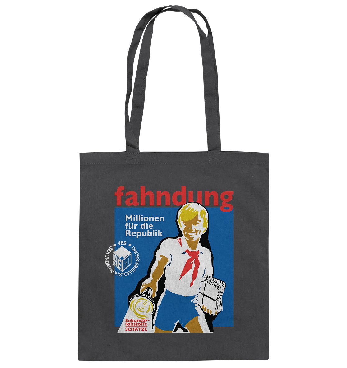 DDR Ostalgie Baumwolltasche • SERO - FAHNDUNG SEKUNDÄRROHSTOFFE