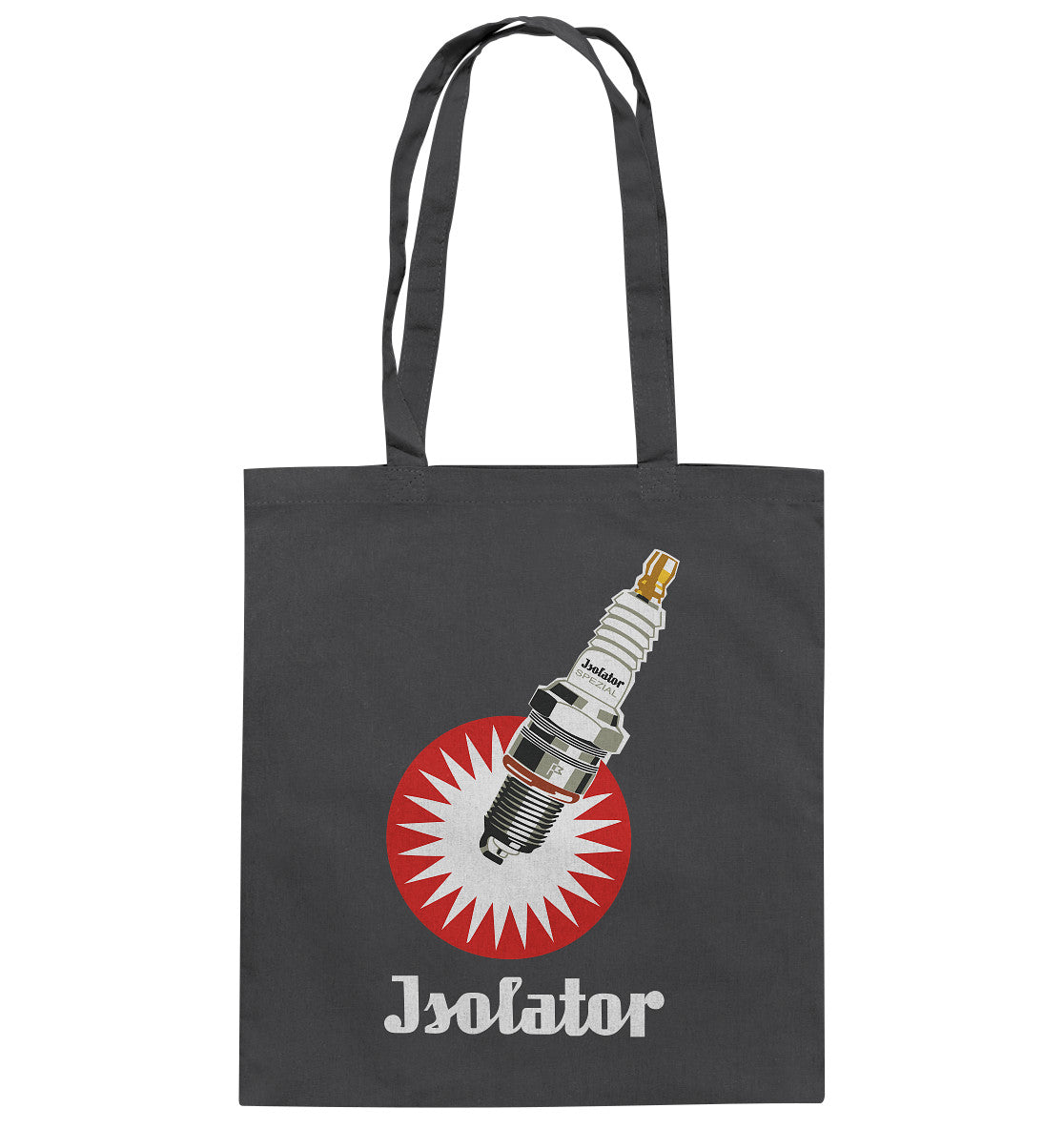 DDR Ostalgie Baumwolltasche • ISOLATOR ZÜNDKERZE