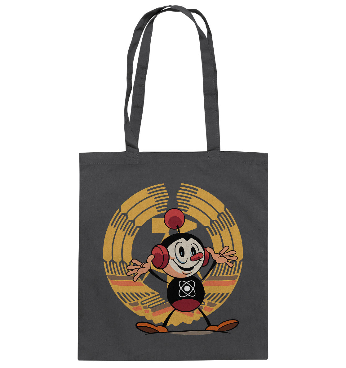 DDR Ostalgie Baumwolltasche • ATOMINO - DDR KERNKRAFT