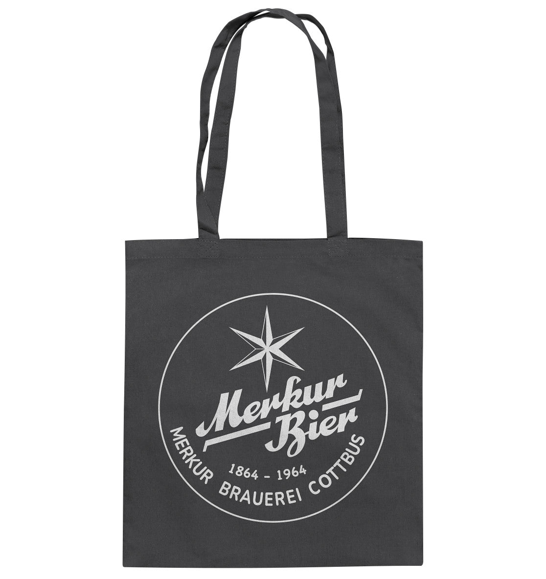 DDR Ostalgie Baumwolltasche • MERKUR BRAUEREI COTTBUS