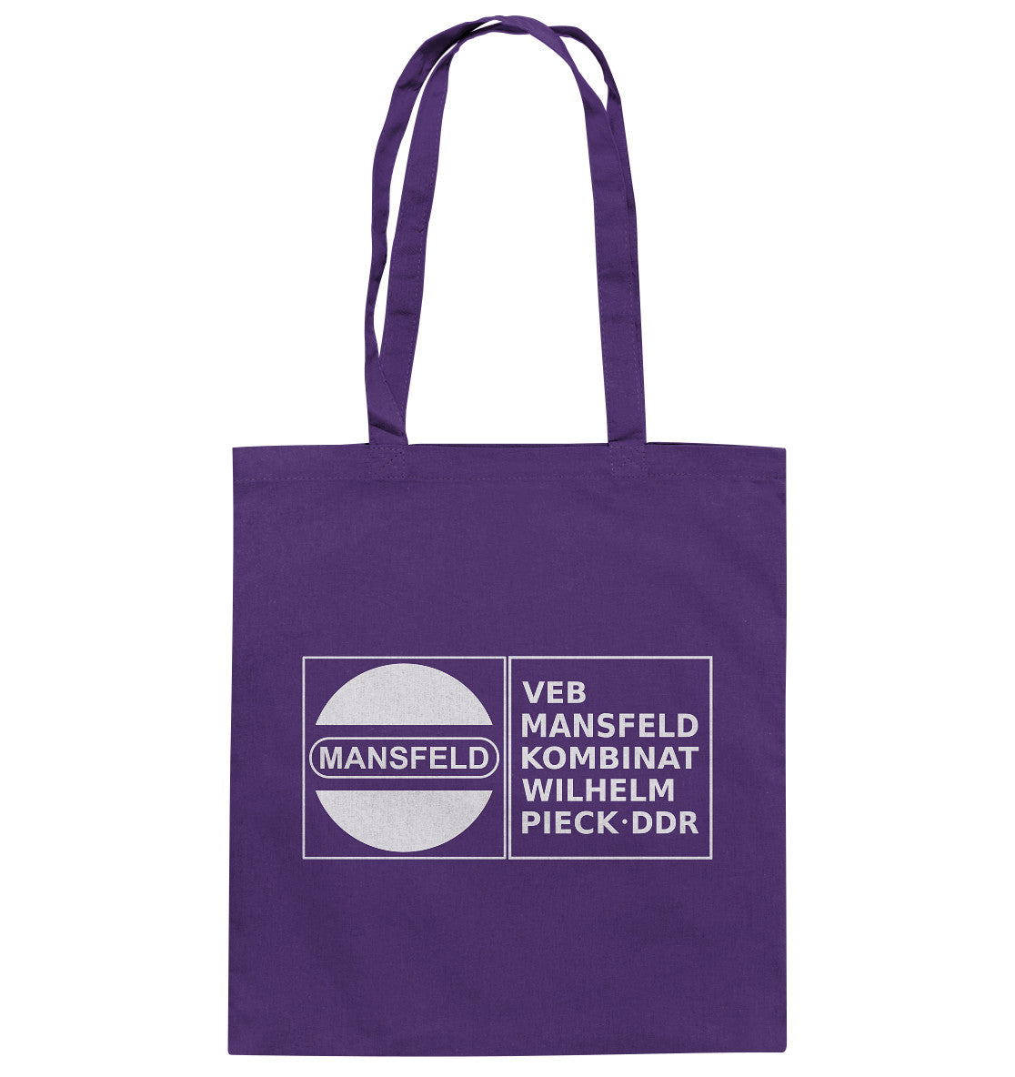 DDR Ostalgie Baumwolltasche • VEB MANSFELD KOMBINAT
