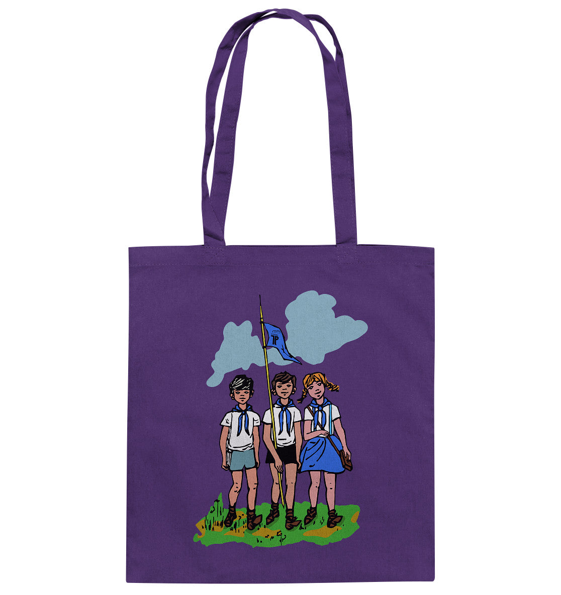 DDR Ostalgie Baumwolltasche • JUNGE PIONIERE - PIONIERAUSWEIS