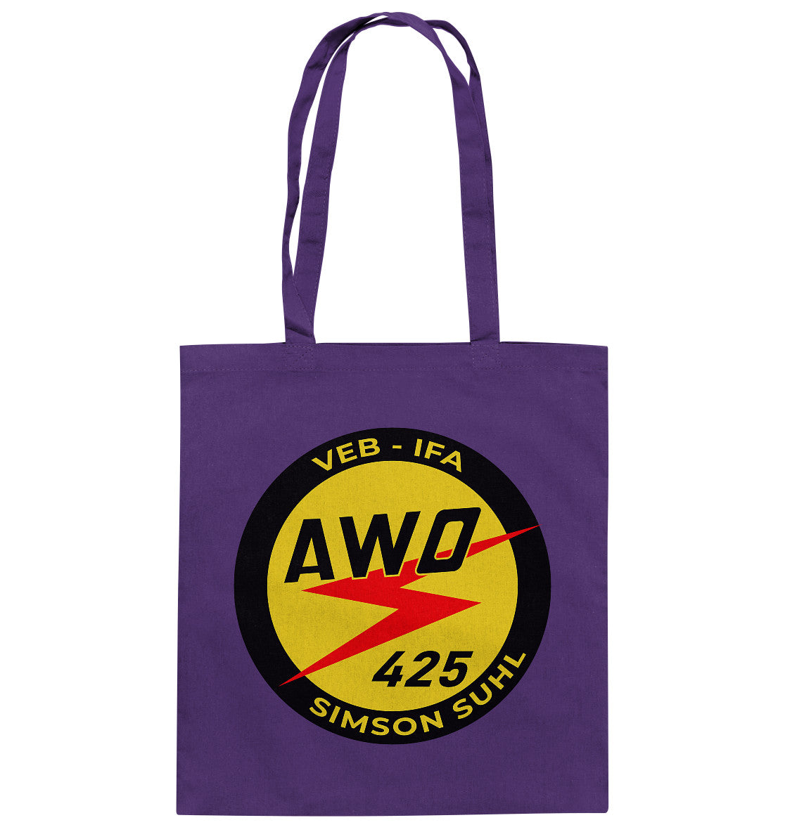 DDR Ostalgie Baumwolltasche • VEB IFA - AWO SIMSON SUHL