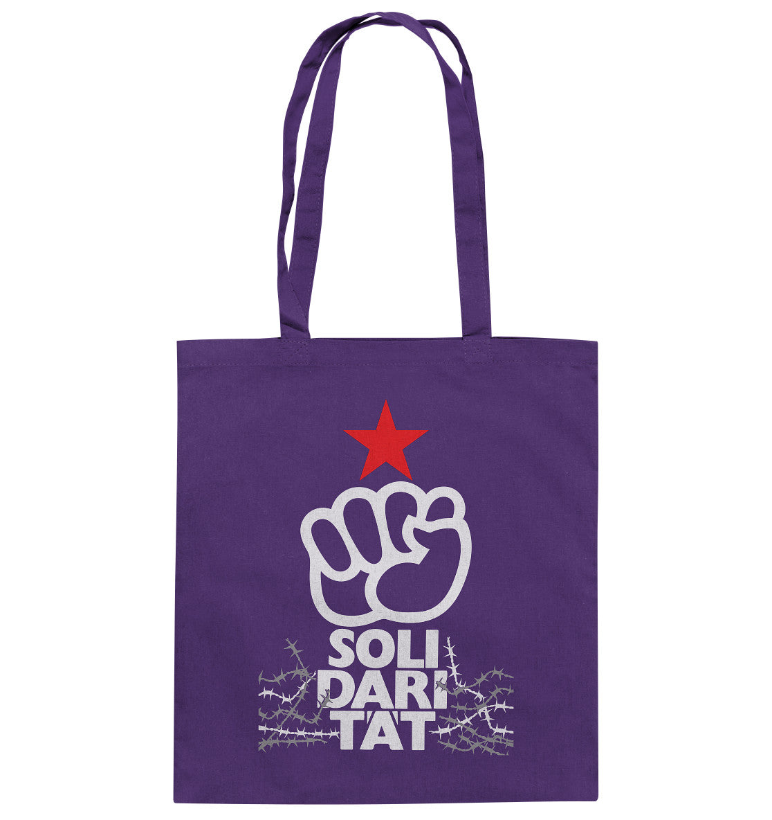 DDR Ostalgie Baumwolltasche • INTERNATIONALE SOLIDARITÄT