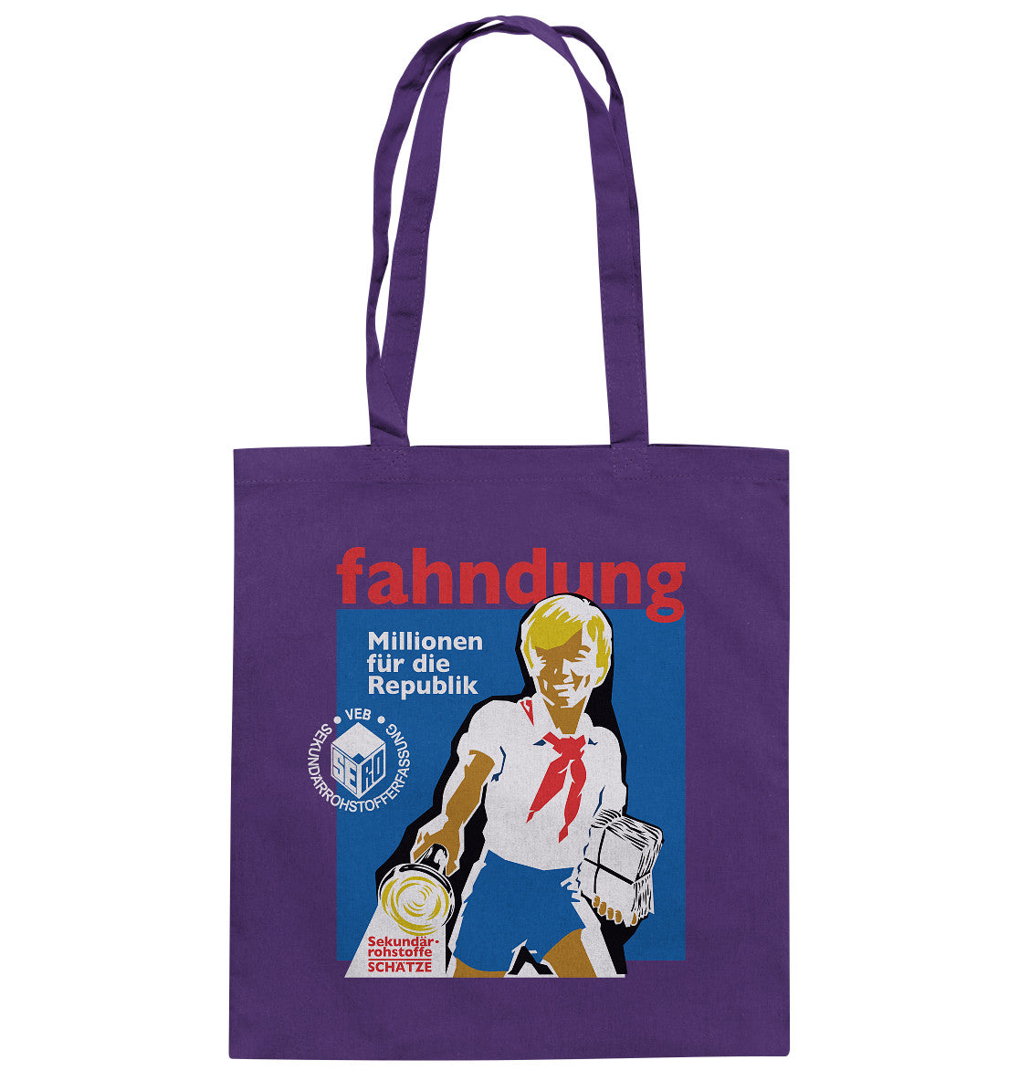 DDR Ostalgie Baumwolltasche • SERO - FAHNDUNG SEKUNDÄRROHSTOFFE