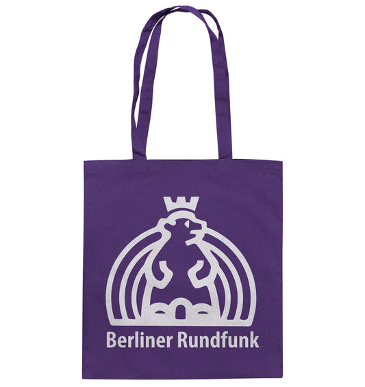 DDR Ostalgie Baumwolltasche • BERLINER RUNDFUNK - dunkel