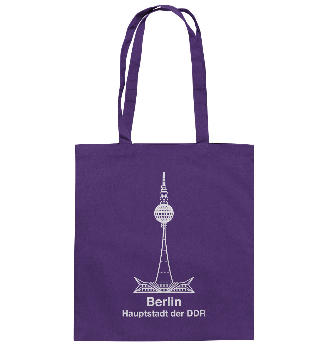 DDR Ostalgie Baumwolltasche • BERLIN - FERNSEHTURM - ORIGINAL WIMPEL