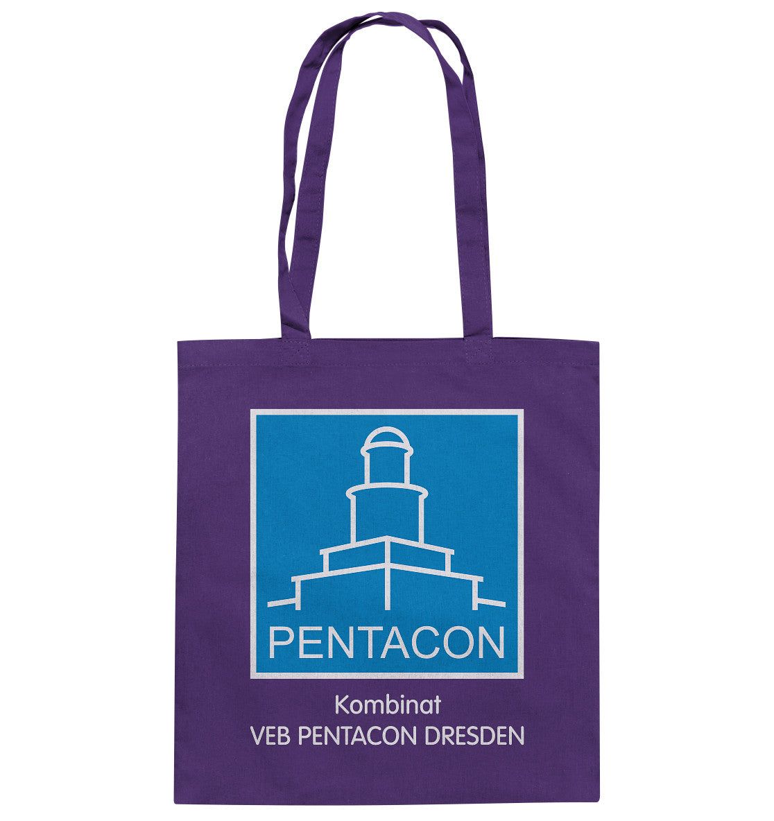 DDR Ostalgie Baumwolltasche • KOMBINAT VEB PENTACON DRESDEN