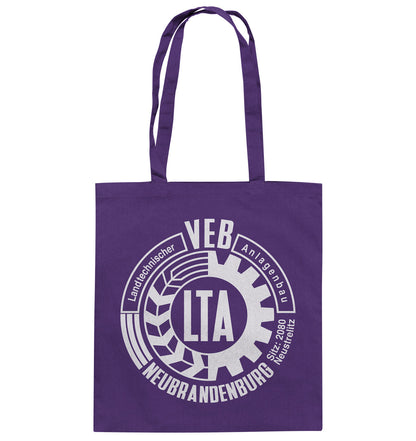 DDR Ostalgie Baumwolltasche • VEB LANDTECHNISCHER ANLAGENBAU NEUBRANDENBURG
