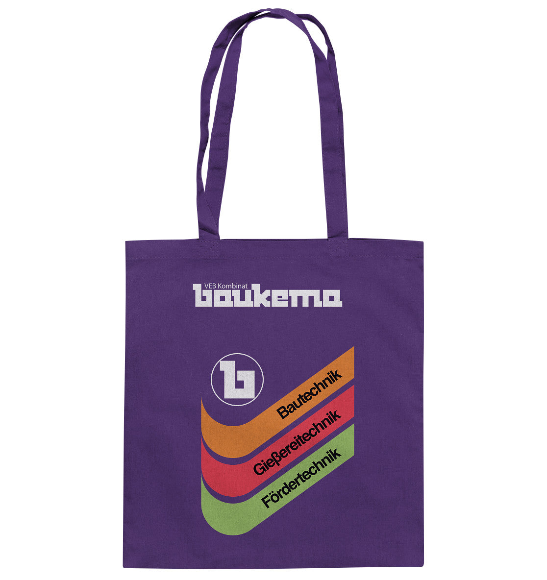 DDR Ostalgie Baumwolltasche • VEB KOMBINAT BAUKEMA