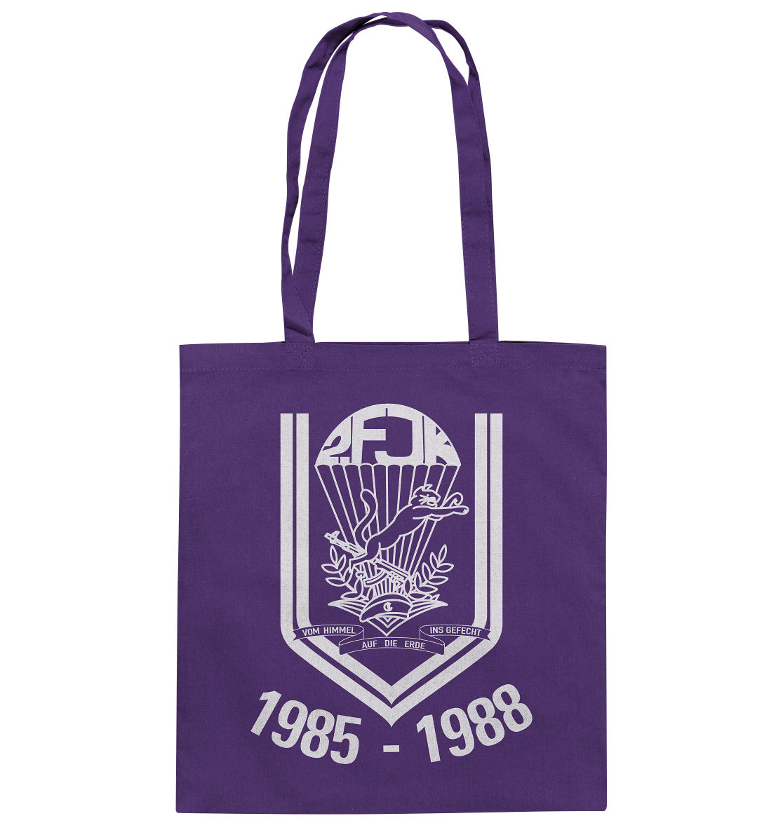 DDR Ostalgie Baumwolltasche • 2. FJK DDR NVA FALLSCHIRMJÄGER