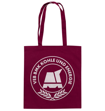 DDR Ostalgie Baumwolltasche • BMK BAU- UND MONTAGEKOMBINAT KOHLE UND ENERGIE