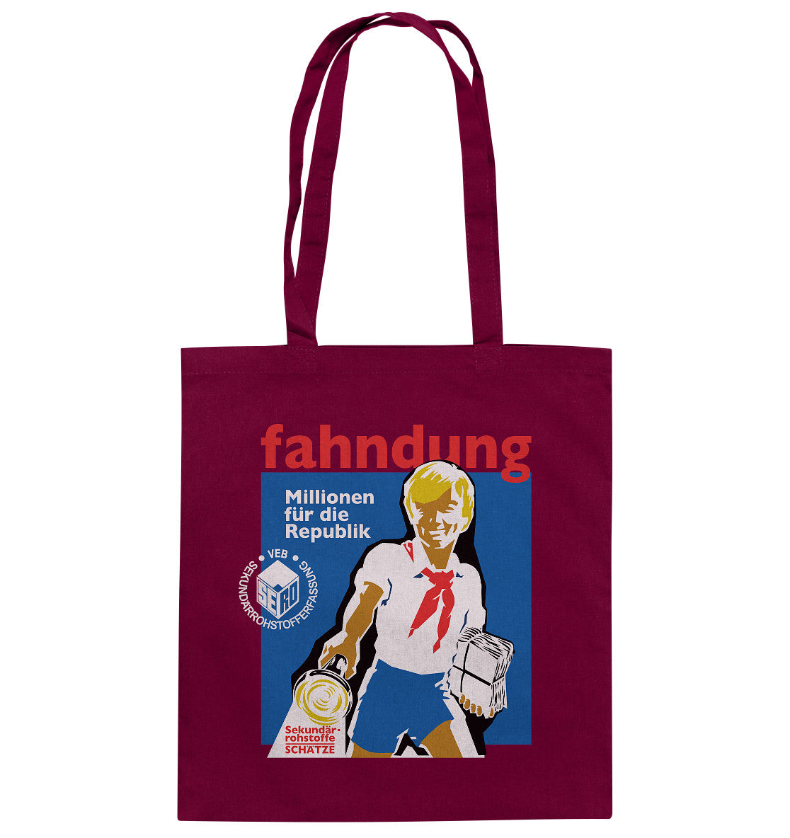 DDR Ostalgie Baumwolltasche • SERO - FAHNDUNG SEKUNDÄRROHSTOFFE