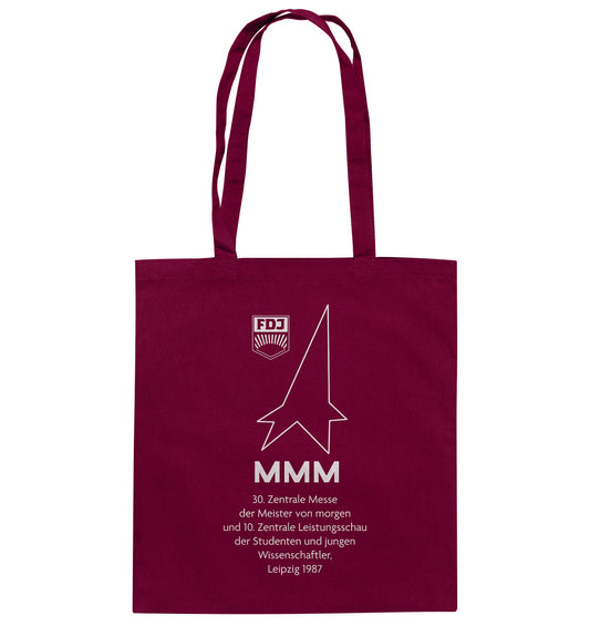 DDR Ostalgie Baumwolltasche • MESSE DER MEISTER VON MORGEN, LEIPZIG 1987