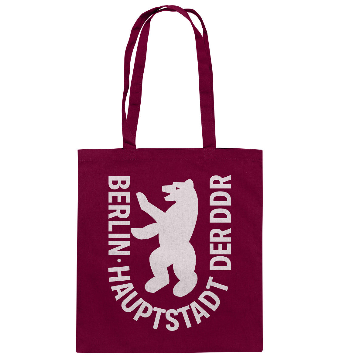 DDR Ostalgie Baumwolltasche • BERLIN - HAUPTSTADT DER DDR