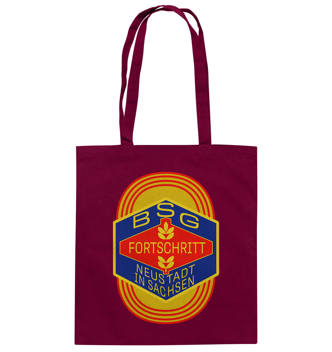 DDR Ostalgie Baumwolltasche • BSG FORTSCHRITT NEUSTADT SACHSEN