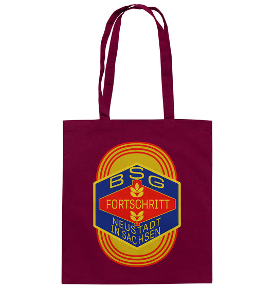 DDR Ostalgie Baumwolltasche • BSG FORTSCHRITT NEUSTADT SACHSEN