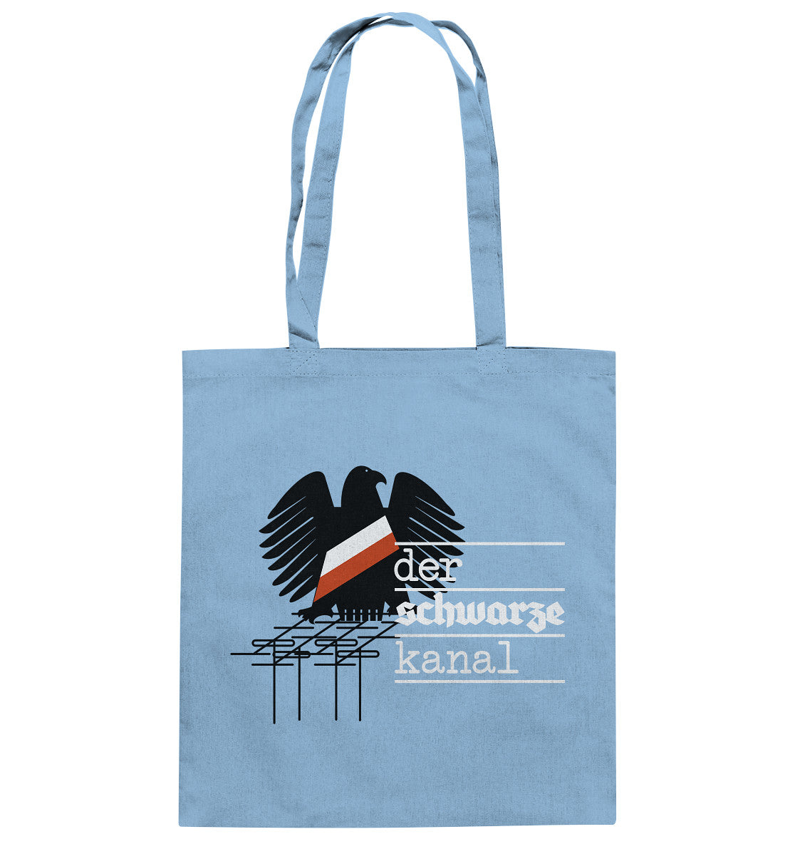 DDR Ostalgie Baumwolltasche • DER SCHWARZE KANAL