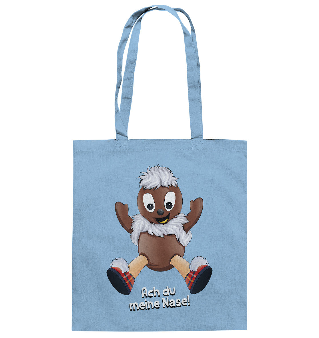 DDR Ostalgie Baumwolltasche • UNSER SANDMÄNNCHEN - PITTIPLATSCH - ACH DU MEINE NASE!