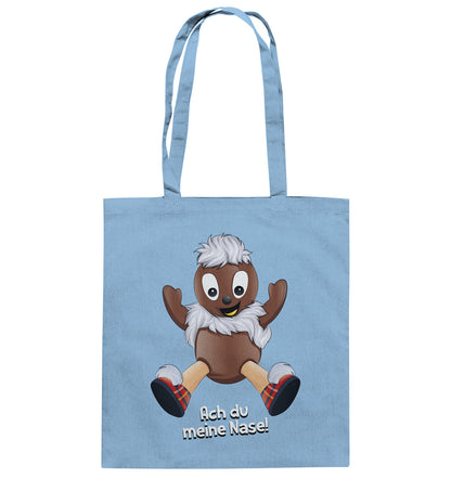 DDR Ostalgie Baumwolltasche • UNSER SANDMÄNNCHEN - PITTIPLATSCH - ACH DU MEINE NASE!