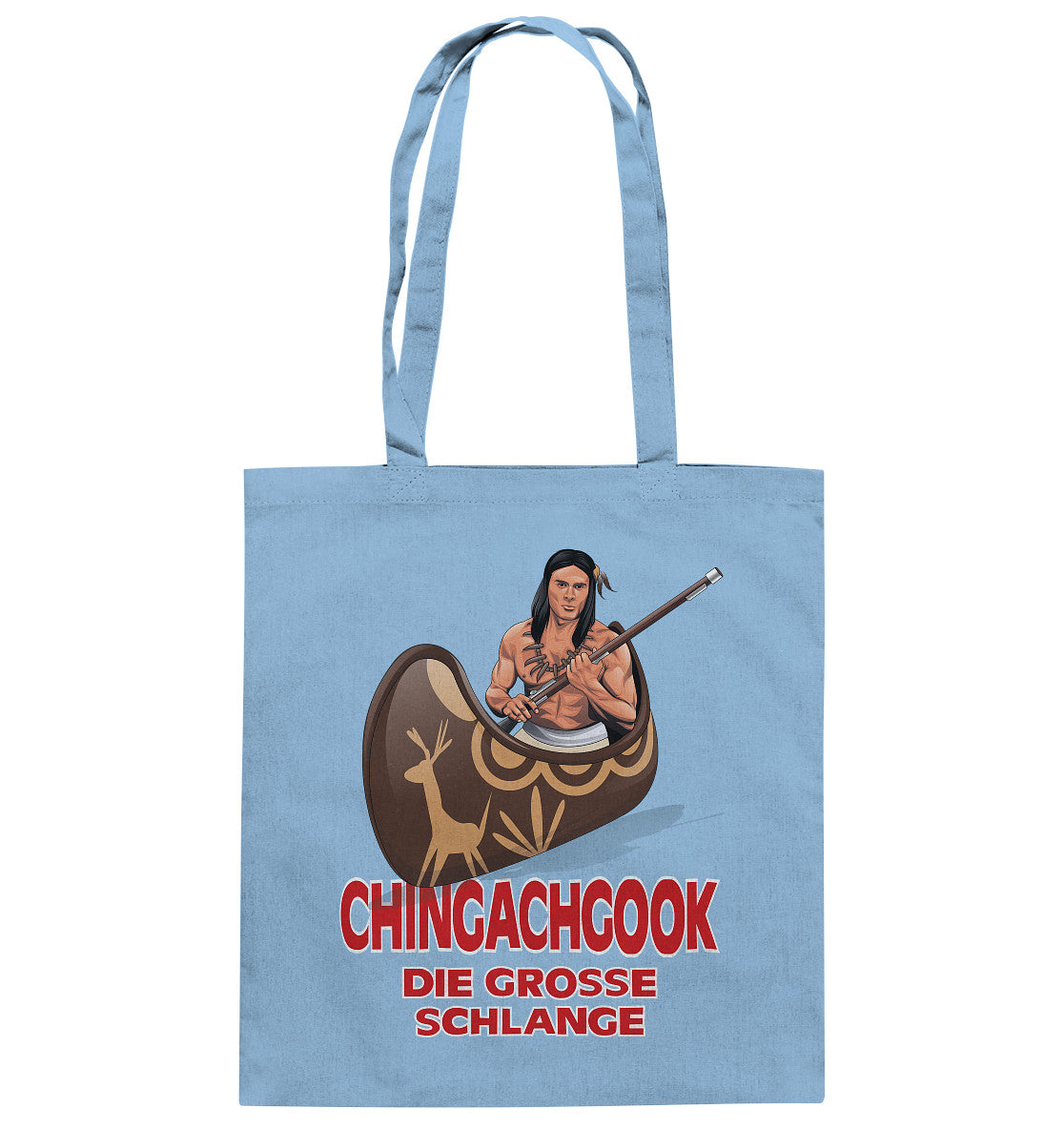 DDR Ostalgie Baumwolltasche • CHINGACHGOOK, DIE GROSSE SCHLANGE