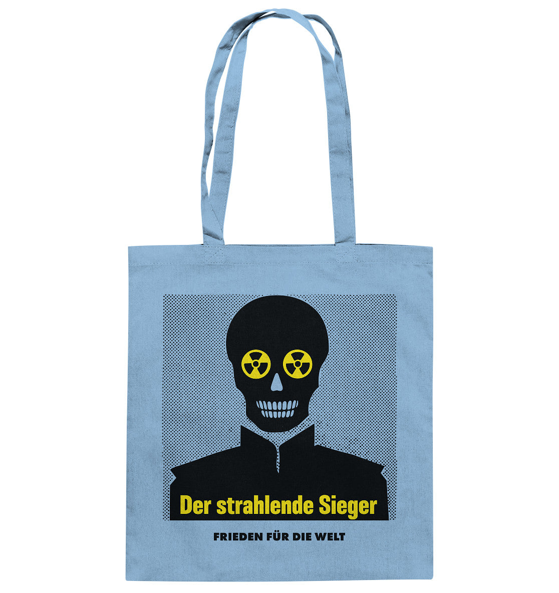 DDR Ostalgie Baumwolltasche • DER STRAHLENDE SIEGER - FRIEDEN FÜR DIE WELT!
