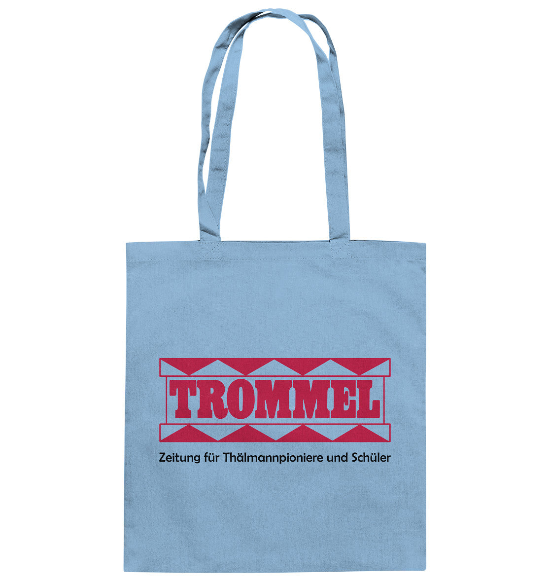 DDR Ostalgie Baumwolltasche • PIONIERZEITUNG TROMMEL
